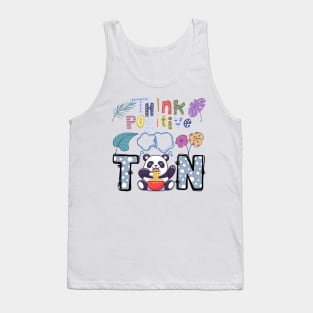 I Think Noodles Tank Top